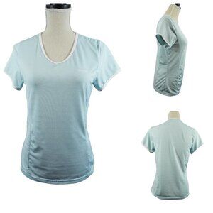 Reebok Golf Play Dry Women’s Size Medium Blue V-neck Athletic Top